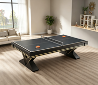 Table à manger moderne en bois massif et ardoise, sur mesure, pour intérieur, 7, 8 ou 9 pieds, qualité supérieure, prix fabricant, best-seller, BLOCK SMART 2026