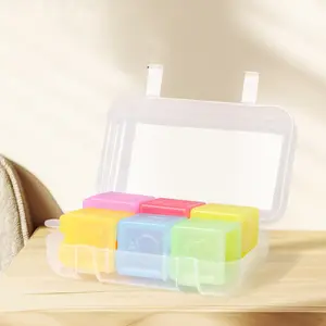 Mini bé khối mềm xây dựng khối bé mọc răng Đồ chơi giáo dục bóp Silicone mọc răng với số lượng động vật và hình dạng