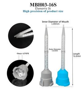 Ental-cartucho mezclador de material de impresión, tubo mezclador de resina epoxi, mezclador estático con intra oral - Product Image 4