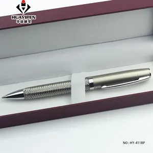 Logotipo da caneta trançada com fio de aço com impressão personalizada ou logotipo a laser Huayi