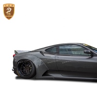 Los mejores Kits de carrocería de marca se actualizan a LB Style Wide Full Carbon Fiber Body Kit para Ferrari F430 Front Rear Lip Side Skirt