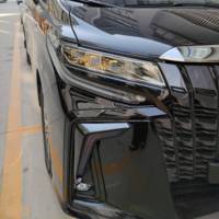 High Quality New 12V 3 Lens LED Headlights Yo Ta 30AGH Alphard 2015-2018 2 Lens Upgrade 3 Eye Head Lamp Gold Style