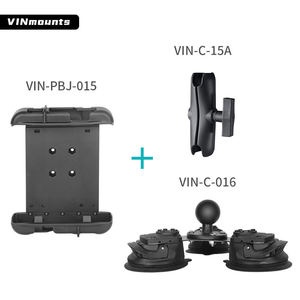 Support de tablette universel pour voiture VINmounts 8 pouces, ventouse pour tableau de bord et pare-brise, rotation à 360° °   Support d'affichage réglable pour véhicule - Product Image 4