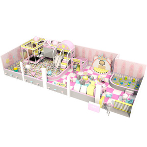 Equipo de Juegos Interior Personalizado para Niños con Piscina de Pelotas y Tobogán, Tema Rosa, Material PP, Solución Completa para Proyectos - Product Image 1
