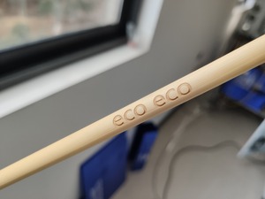 Auto Conveyor Belt CO2 Laser Marking Machine for Straw Reed Drinking Pipe Wood <strong>Pen</strong> Bamboo bar Marking Printing Engraving Machine - Product Image 2