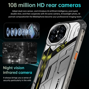 Neues Dreifach-Schutz-Geländesmartphone IP68 Wasserdicht Infrarot Großer Akku Stoßfest NFC Außenhandel Android Smartphone Langlebig und Robust - Product Image 3