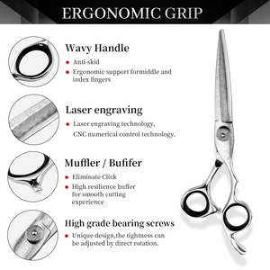 6.0 inch xoay xử lý thời trang mới thiết kế vẻ đẹp cắt phẳng cắt - Product Image 2