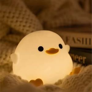 Nouvelle Lampe de Table LED Moderne pour Enfants, Lampe de Nuit USB en Silicone en Forme de Canard, Veilleuse LED pour Bébé, Idéale pour la Chambre d'Enfant, le Salon et la Décoration de Chambre - Product Image 2