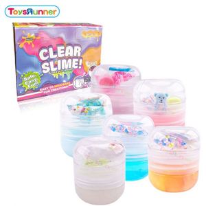 Kit de Slime Transparente y Esponjoso de Bajo Precio, Juguete de Helado DIY, Arcilla Blanda, Juguetes de Plástico para Niños de 3+ Años, Unisex - Product Image 2
