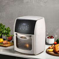 Friteuse à air numérique à écran tactile 12L four forme carrée pour la maison et l'hôtel appareils de cuisine vente en gros