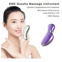 Outil de massage Gua Sha électrique portable, chauffant, étanche, rechargeable par USB, 3W, 2 modes, garantie 1 an, coffret cadeau, visage, cou, mains, pieds, peau