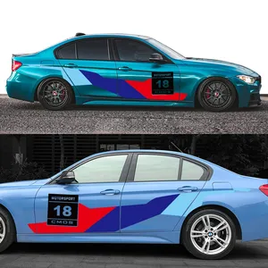 Adesivi in vinile per <span class=keywords><strong>auto</strong></span>, decorazioni laterali, grafiche da corsa, accessori <span class=keywords><strong>auto</strong></span> per BMW E46 E90 E60 F30 F10 X3 F25 M3 E30 E36 E92 G20 - Product Image 4