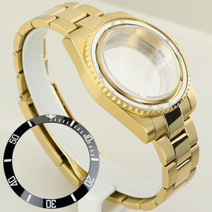 Boîtier de montre personnalisé en acier inoxydable étanche de 40 mm avec verre saphir pour mouvement automatique NH35 4R36 ETA2836, bracelet <span class=keywords><strong>Daytona</strong></span> - Product Image 5
