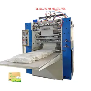 Máquina de fabricación de pañuelos faciales completamente automática para rollos pequeños de toallas Precio de la máquina