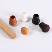 Protège-pieds de chaise en silicone transparent élastique, ronds et carrés, pour la protection des sols