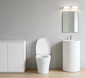 Tapa <span class=keywords><strong>de</strong></span> Inodoro <span class=keywords><strong>de</strong></span> Plástico Blanca <span class=keywords><strong>de</strong></span> Diseño Moderno con Cierre Suave y <span class=keywords><strong>Modelo</strong></span> 3D Personalizable, Garantía <span class=keywords><strong>de</strong></span> 2 Años - Product Image 3