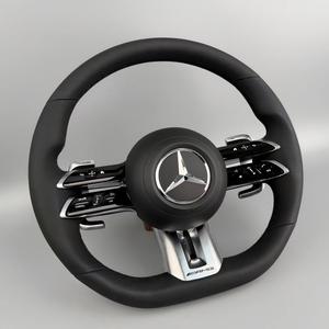 Volant de voiture en cuir style libellule pour <span class=keywords><strong>Mercedes</strong></span> Classe A/B/C/E, CLA/GLC/CLK/CLS/C200/Classe S/Classe G – Rétrofit - Product Image 3