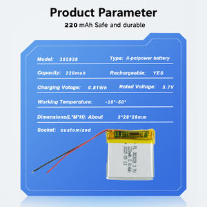 OEM ODM ultra ince <span class=keywords><strong>3.7v</strong></span> 120mAh <span class=keywords><strong>180mAh</strong></span> 200mAh 220mAh 300mAh 400 302828 202828 303040 502030 lityum polymer <span class=keywords><strong>Lipo</strong></span> pil - Product Image 2