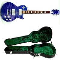 Eastern Music Hardluck Kings BOSSMAN ROCKAWAY BEACH Edisi Terbatas Blue Stain Flame Maple Veneer Gitar Elektrik Dengan Hard Case