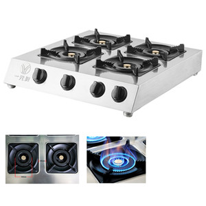Bếp Lò Áp Suất Thấp Bốn <span class=keywords><strong>Burner</strong></span> Cooktop Bếp Gas 4 <span class=keywords><strong>Burner</strong></span> Gas Hob Đối Với Nhà Hàng - Product Image 1