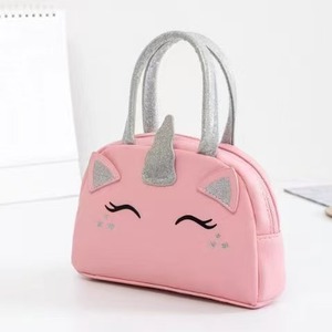 New dễ thương Unicorn long lanh túi xách cho phụ nữ tote túi dây kéo đóng cửa PU Chất liệu - Product Image 2