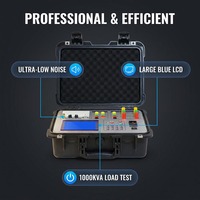 Testeur de paramètres de transformateur 100A, équipement de test automatique sans charge et avec charge en charge