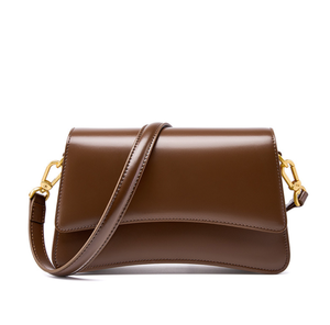 Genuine Leather Women's Shoulder <b>Bag</b> <b>Crossbody</b> Underarm Purse <b>Waterproof</b> Zipper Closure Single Strap for Daily Travel - Product Image 1
