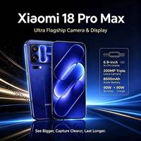 HP Xiaomi 18 Pro Max Original Laris Manis, Smartphone 5G Layar 6.9 Inci, Kamera 200MP, Baterai 8000 mAh