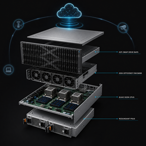 5885hv7 4u intel Xeon स्केलेबल प्रोसेसर ddr5 मेमोरी 64 dimm nvme स्टोरेज डेटाबेस क्लाउड वर्चुअलाइजेशन सर्वर - Product Image 2