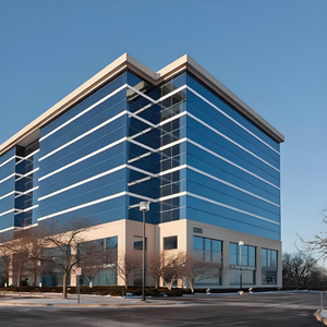 Mur-rideau en verre en aluminium sans cadre Système unifié Façades vitrées Coût par mètre carré Matériau <span class=keywords><strong>de</strong></span> construction moderne - Product Image 1