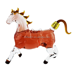 Decantador de Vidrio Transparente con Forma de Animal, Botella de Vidrio Única para Whisky, Bourbon, <span class=keywords><strong>Vodka</strong></span>, Ron, Tequila, 1000 ml, Venta al por Mayor - Product Image 5