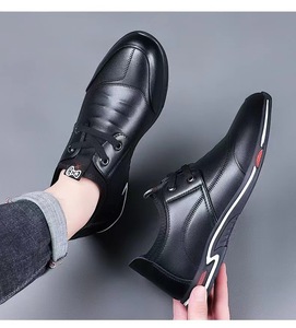 Chaussures en cuir PU <span class=keywords><strong>pas</strong></span> chères <span class=keywords><strong>de</strong></span> Chine pour hommes, bottes décontractées, prix abordables, chaussures en cuir véritable pour hommes - Product Image 6