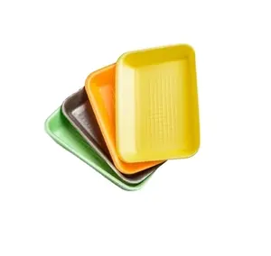 Food Safety Polystyrene Foam Tray in Bulk Food service Packaging Foam Tray Foam PS Replacement Trays for Food