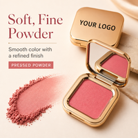Palette de fards à joues mats vegan 8 couleurs, longue tenue, aspect naturel, pour usage quotidien du maquillage du visage