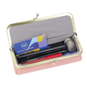 Étui à lunettes en cuir véritable AndoBag, trousse à crayons tendance avec fermoir Kiss Lock, porte-monnaie portable pour femmes 1840 - Product Image 5