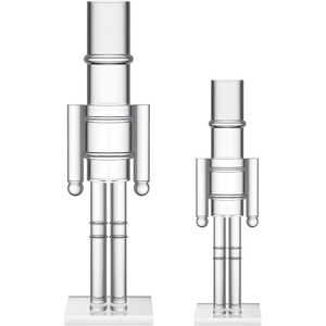 6フィートアクリルくるみ割り人形兵士自立耐久性のある環境に優しいクリスマスホームパーティーデコレーション - Product Image 6