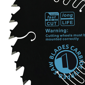 Hoja de sierra circular TCT de 7-1/4 pulgadas con 40 dientes de carburo para cortar madera dura, tiras decorativas, MDF y contrachapado - Product Image 3