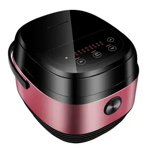 Küche Digital Automatisch Intelligent Multifunktion Tragbarer elektrischer Reiskocher 3L Rose Red Antihaft beschichtung Innen topf 220v