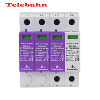 Protector Contra Sobretensiones 385V/255V CA SPD 3P+NPE 20-40kA T2 TT/TN-S, Dispositivo de Protección Contra Sobretensiones de Bajo Voltaje
