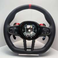 Setir Kulit Asli LCI dengan Tombol M1 M2 untuk G01 G05 G20 G22 G30 M2 G87 M3 G80 M4 G82 G42 M5 F90 F95 X3M F97 M340i