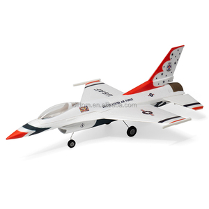 Avión de Combate <span class=keywords><strong>RC</strong></span> <span class=keywords><strong>F16</strong></span> Thunderbirds de 30 mm y 2.4G con Motor EDF sin Escobillas y Giroscopio - Product Image 3