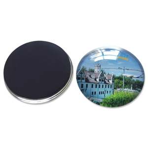 Cadeaux souvenirs en verre personnalisés, aimants de réfrigérateur en verre cristal avec impression personnalisée, autocollants pour Pâques, la fête des pères et la fête des mères - Product Image 4