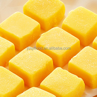 Oem Groothandel Hoge Kwaliteit Mango Kubus Zacht Snoep Snoep Bulk Mango Jam Gevulde Gummy Candy