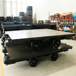 새로운 광산 레일 카트 철도 마차 CE 승인 플랫 광산 마차 판매 카트 - Product Image 3