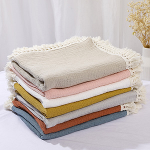 Coperta <span class=keywords><strong>per</strong></span> neonati <span class=keywords><strong>per</strong></span> neonati quadrati di mussola roba <span class=keywords><strong>per</strong></span> bambini coperte e pannolini Swaddle accessori <span class=keywords><strong>per</strong></span> bambini biancheria da letto in cotone <span class=keywords><strong>per</strong></span> neonati bambini - Product Image 4