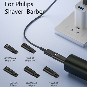 Adaptador de Carga Tipo-C de Repuesto PD 4.3V/8V/15V/5V para Afeitadora <span class=keywords><strong>Philips</strong></span>, Cortadora de Pelo, 500MA 1.5A 390mA - Product Image 5