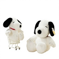 Pendentifs en peluche Snoopy en tissu de coton de haute qualité, figurines squelettes articulées, décorations suspendues mignonnes de dessins animés, anti-stress