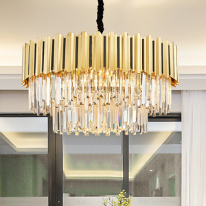 Plafonnier en chaîne de perles, suspendu au Design <span class=keywords><strong>Art</strong></span> déco, disponible en or Rose ou blanc, motif étoile, chaîne en perles, motif papillon - Product Image 2