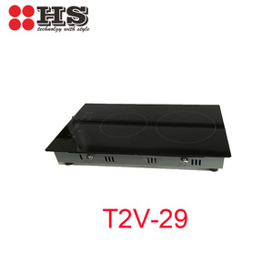 批发两个燃烧器ETL陶瓷滚刀多功能红外炊具带定时器 - Product Image 1
