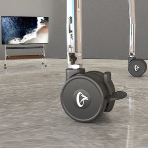 Bodenschutz Mobiler TV-Ständer Rollen M12 M10 M8 Gewinde Schraubrollen Verriegelbare Rollen für Stühle für LVT-Bodenbeläge - Product Image 1